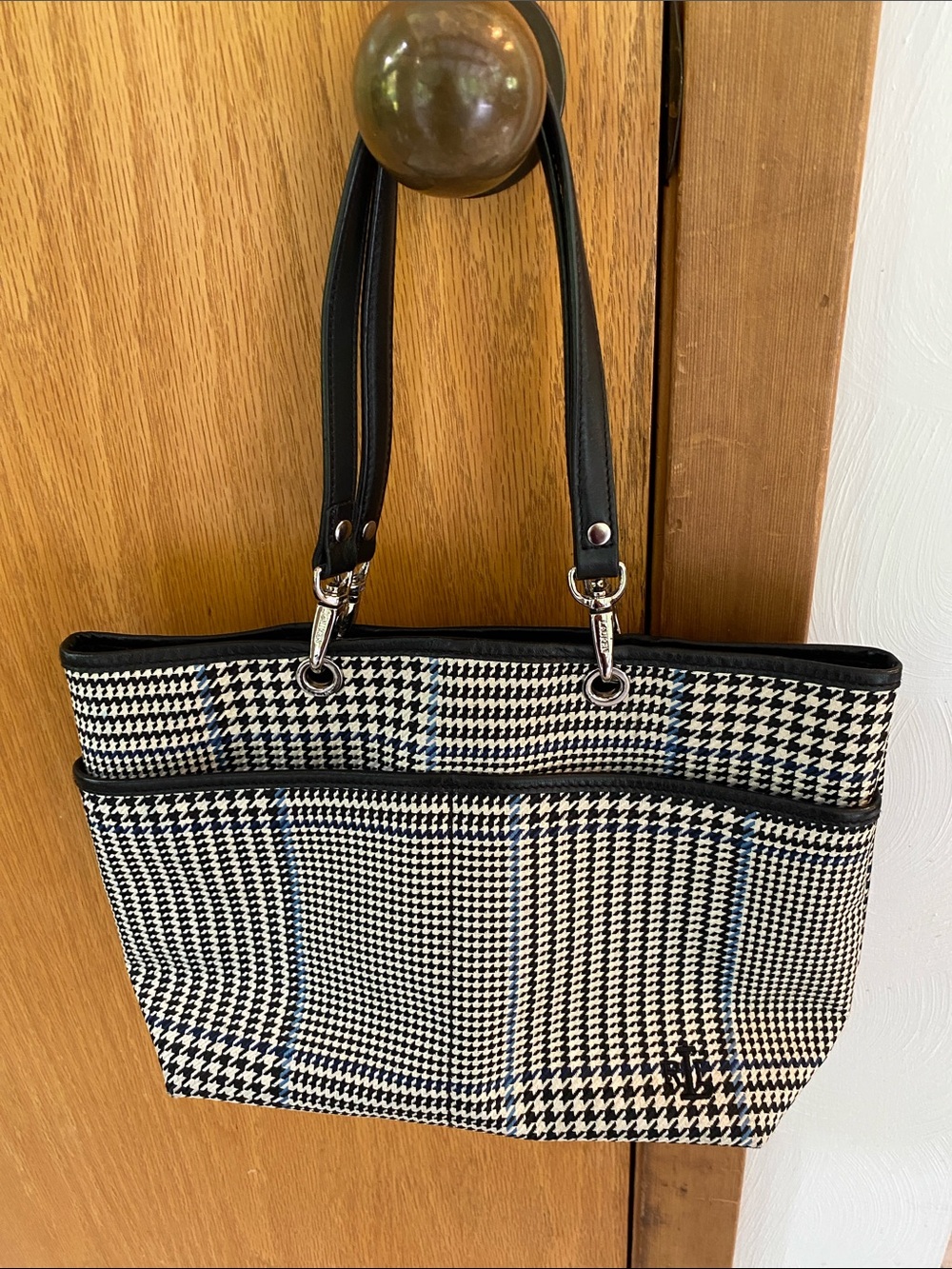 Ralph Lauren Houndstooth Purse